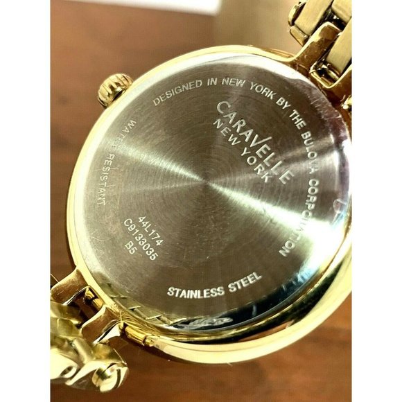 Caravelle By Bulova Women's Watch 44L174 Gold Tone - Picture 6 of 12